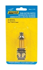 Seachoice 11781 Brass 25A On/Off SPST Push-Button Starter & Horn Switch 2.87 in.