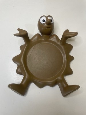 Seltene Morph Aardman Splat Untersetzer für Tassen Tony Hart Sammlerstück 2010 Senf