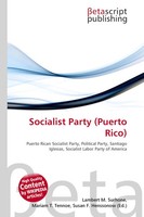 Lambert M. Surhone (U. A.) | Socialist Party (Puerto Rico) | Taschenbuch (2026)