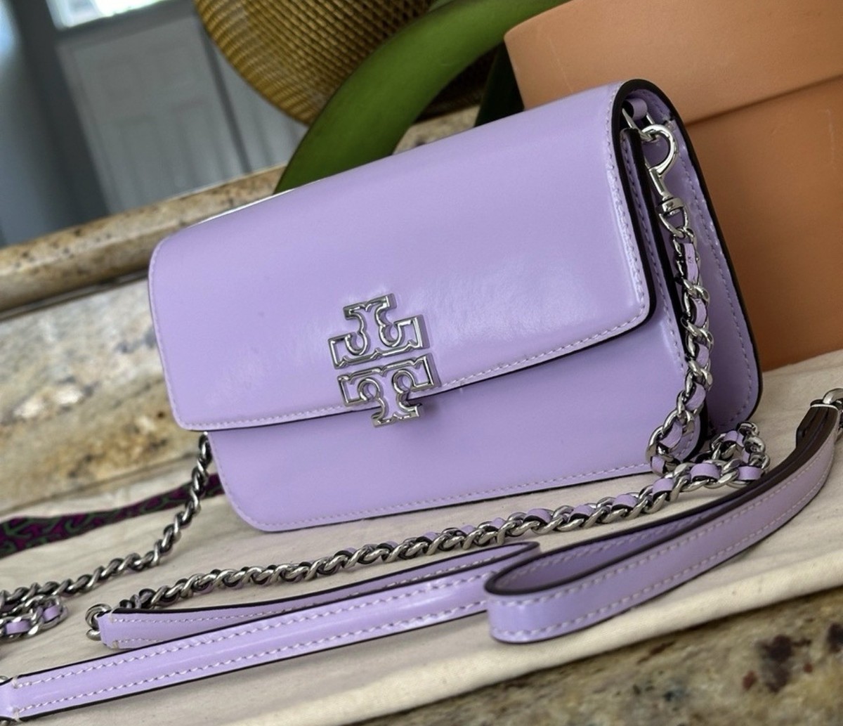 NWT Tory Burch Lavender Purple Crossbody Bag | eBay