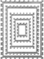 DECORA Rectangle Metal Cutting Dies Stencil DIY Scrapbook Album Paper Card Embos