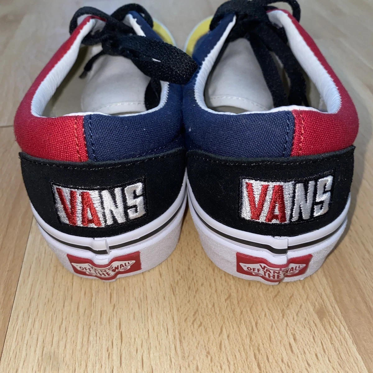 Vans Era OTW Rally Sneakers Shoes Suede Colorblock Red Yellow Blue Black Men 9.5 Vans Era OTW Rally “the Era of Tony Alva & | Mercari main image 3