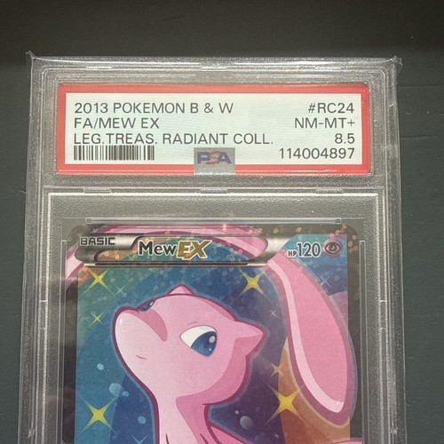 MEW EX Legendary Treasures Radiant Collection Black & White RC24 PSA 8.5 Pokemon - Foto 3 di 3