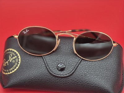 VINTAGE RAY BAN   OVAL SUNGLASSES MADE IN Italy RB3547-N