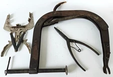 Snap-On Valve Spring Compressor Clamp Tool CF-11E Snap Ring Pliers & Piston Ring