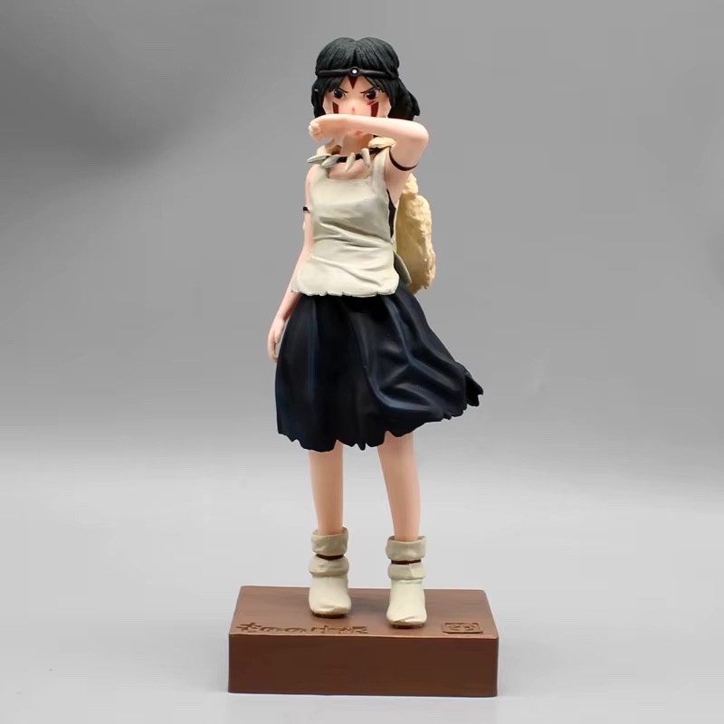 Figura Princesa Mononoke San - Estatua Princesa Lobo - Anime Studio Ghibli