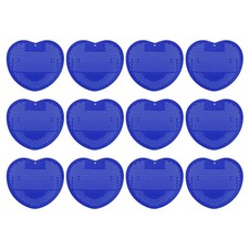 12Pcs Urinal Screen Deodorizer Anti-Splash Anti-Clogging Mat Urinal Cakes Blue