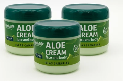 3x 300ml Tabaibaloe Aloe Vera Gesichts- und Körpercreme (3er Pack) vegan Kanaren
