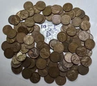 1958 Lot Lincoln Wheat Copper Cent Penny D Denver Mint Mark 12.4 Oz Bulk