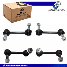 PartsW Front Rear Sway Bar Links Kit 4Pc Chevrolet Trailblazer Buick Rainier GMC