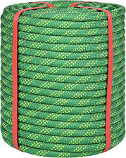 1/2 Inch Static Climbing Rope 200 Ft - 9000Lbs High Strength Arborist Bull Rop