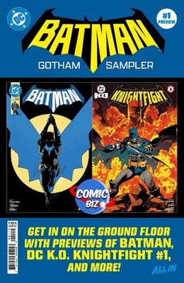 BATMAN DAY 2025 BATMAN GOTHAM SAMPLER 2ND PRINTING RED HOOD REMOVED FROM COVER