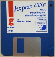 Expert 4Djr v2.1 3D Modeling & Animation ©1992 Genisoft for Commodore Amiga