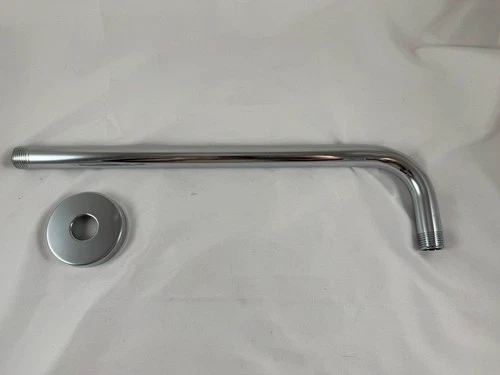 Signature Hardware SHRSA150CP 15" Wall Mounted Rainfall Shower Arm Chrome - Picture 1 of 5