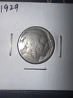 1929 5C Buffalo Nickel