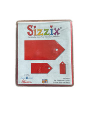 Sizzix Originals Red Tag Traditional Combo Scrapbooking cutting Die 38-0943