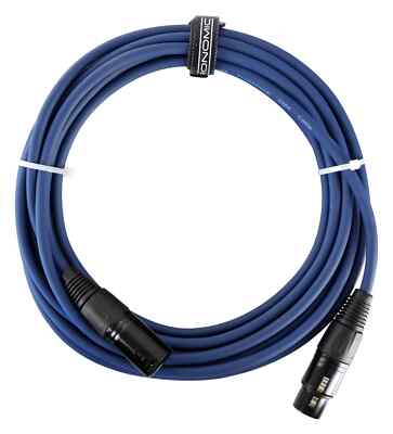 5m Profi DMX Kabel XLR Male zu XLR Female Licht Effekt Cable Gold Connector