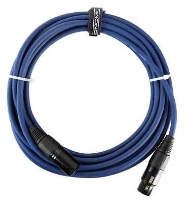 5m Profi DMX Kabel XLR Male zu XLR Female Licht Effekt Cable Gold Connector