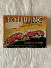 Vintage 1937 Edition TOURING Card Game Automobile Cars Parker Brothers COMPLETE