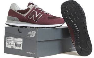 new balance burgundy sneakers