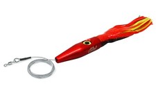 Wahoo Lure Set for High Speed Trolling 4 Lures, 2 Weights, Bag, Shock Leaders - Image 2