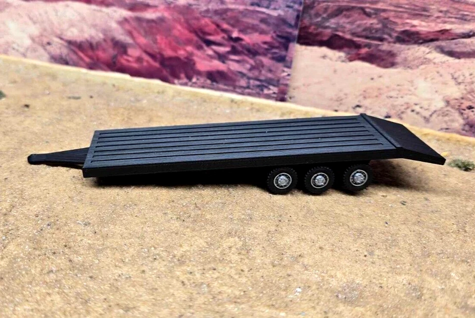 Remolque Greenlight M2 plataforma de tracción parachoques 1/64 remolque automático Foto 2 de 4