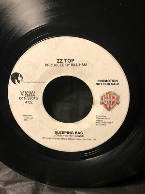 1985 PROMO ZZ Top SLEEPING BAG (45RPM 7” Single) WB (J268) | eBay