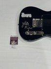 ROBBY KRIEGER SIGNED BLACK ELECTRIC GUITAR THE DOORS JSA COA — photo 2