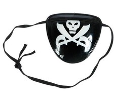 LOT OF 24 PIRATE EYE PATCHES, PARTY FAVORS, GOODY BAGS, CARNIVAL PRIZES, PATCH