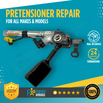 ALL MAKES & MODELS SEAT BELT REPAIR ANCHOR PRETENSIONER BUCKLE REBUILD RESTORE!!