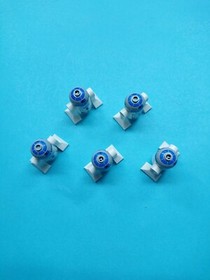 Lego Star Wars Lot 5 Minifigures Astromech Droid R2-D2 Gray Head 10188 10225!