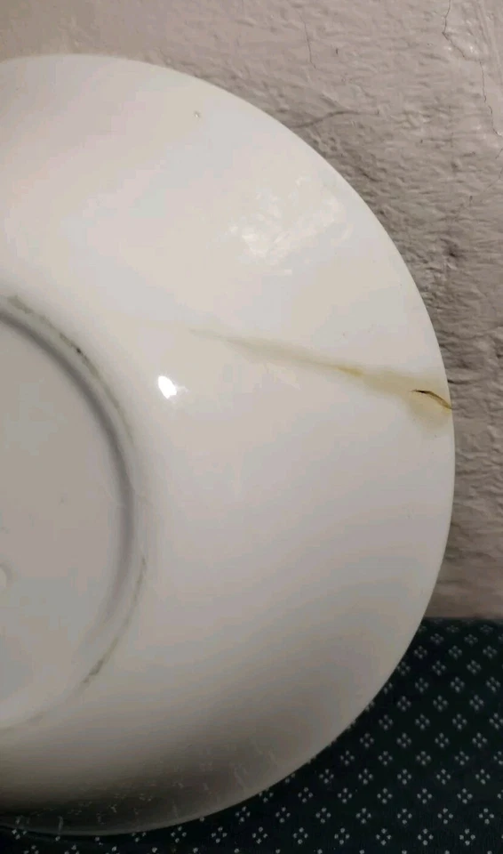 Kew Cereal Bowls Green Wood & Sons England Floral Trellis 6.5" - Image 4 of 4