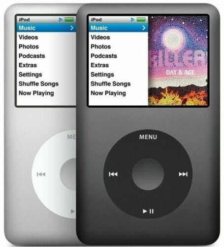 Apple iPod Classic 7ème 160 Go 256 Go 1 To génération meilleur cadeau freeshipping flambant neuf - Photo 1/16