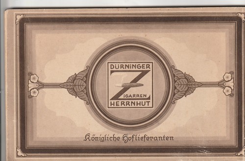 Zigarren Katalog 1932 Herrnhuter Zigarrenversand Dürninger Original - 第 8/8 張圖片