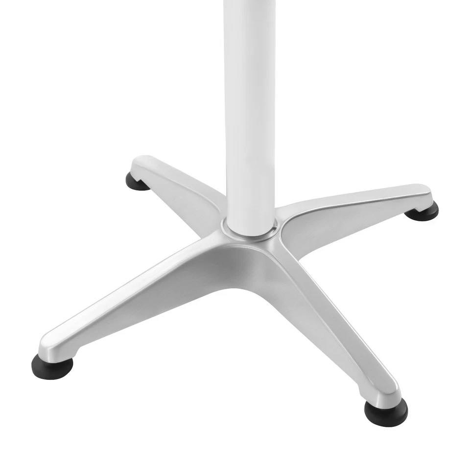 23.62 Round Aluminum Indoor-Outdoor Bar Height Table w/Flip-Up Table Adjustable - Image 4 of 4