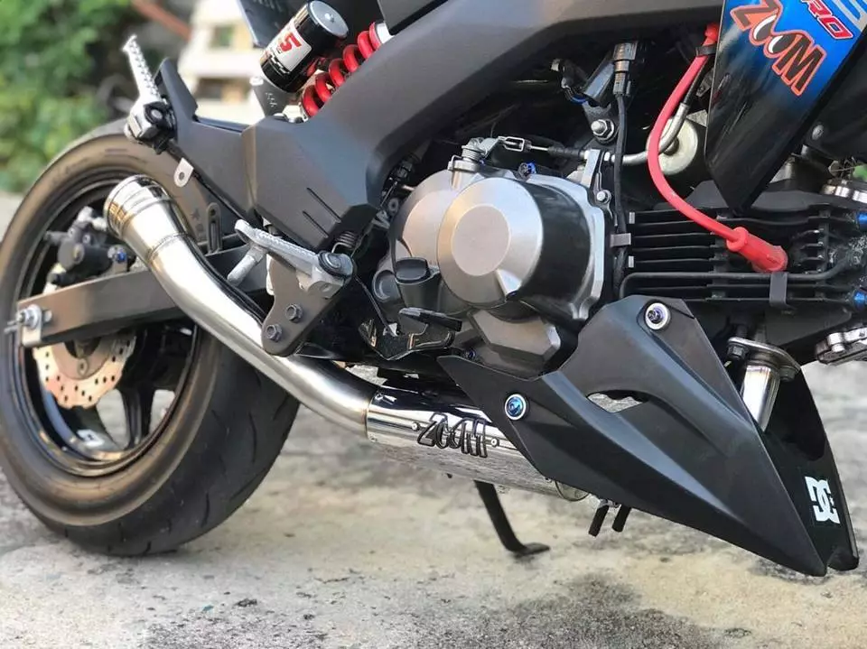 ZoOM Exhaust Full System Brute Kawasaki Z125 Pro 2017 2024 Z