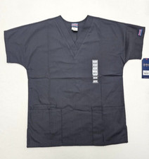 Cherokee Scrubs V Neck Scrub Top Pewter by Cherokee Workwear Size XS