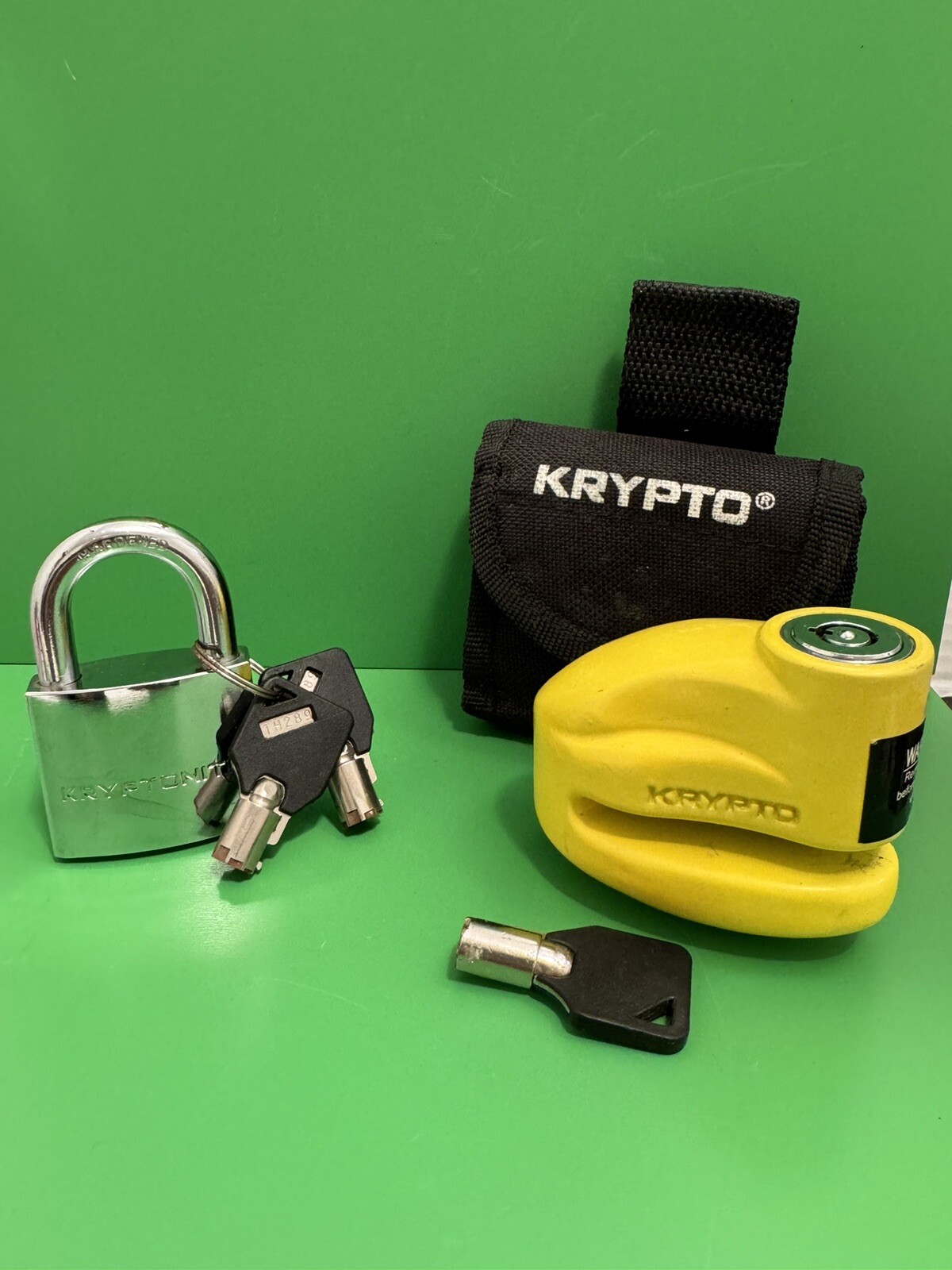 Set Of 2 Krypto Kryptonite Locks with Keys Free Shipping eBay