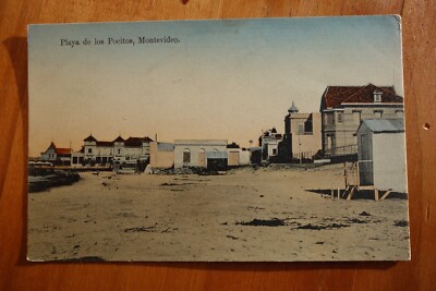 Playa de la Pocitos, Montevideo URUGUAY postcard