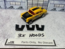 Hot Wheels 55 Chevy Gasser - Hoods - Parts Only - 6x Or 12x - New Scoop Hood
