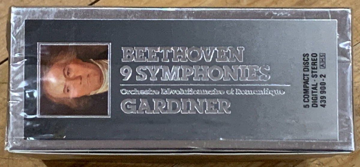 Beethoven 9 Symphonies JOHN ELIOT GARDINER Original Archiv 5CD Box