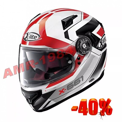 HELM NOLAN X-LITE X-661 MOTIVATOR N-COM COL. 48 Größe ''S'' METAL WHITE