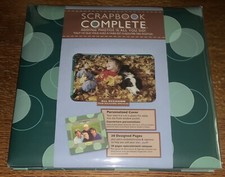 Tapestry by CR Gibson Complete Scrapbook Album 12x12 All Occasion Green Circles