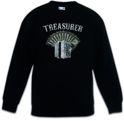 TREASURER PATCH Kinder Pullover Live To Ride Biker SAMCRO Rocker Club SOA Symbol