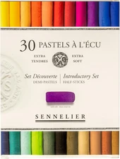 Savoir-Faire Sennelier Soft Pastels Half Stick Set 30/Pkg-Assorted