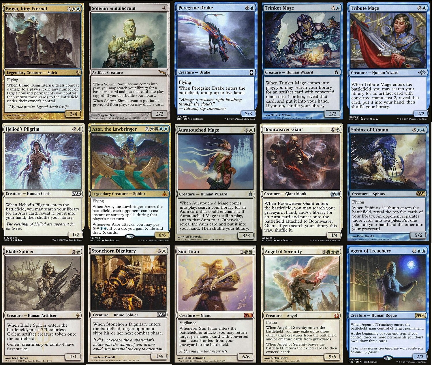 Brago, King Eternal Commander Deck MTG Magic EDH *Blue White Control* ETB Theme eBay