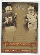 2006 Donruss Classics Peyton Manning/ Johnny Unitas Combos Silver 209/250