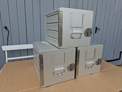 3er Set Standard Container Unit Airline Catering Bord Box Flugbegleitersitz