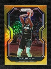 2021 Panini Prizm WNBA Gold Prizm 2/10 Tina Charles #71 0vf5