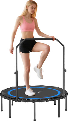 Soozier 45''/48'' Rebounder Trampoline for Adults, 440Lbs Foldable Mini Trampoline